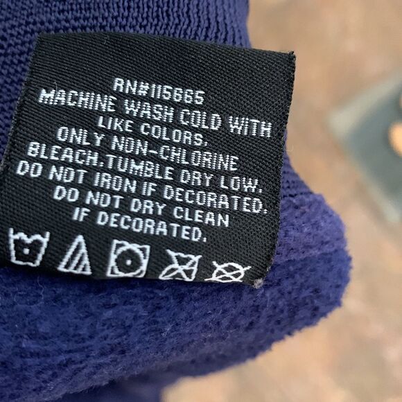 Marvel CAPTAIN USA Medium Navy White Snap Button Front Long Sleeve Unisex Jacket - Picture 11 of 14